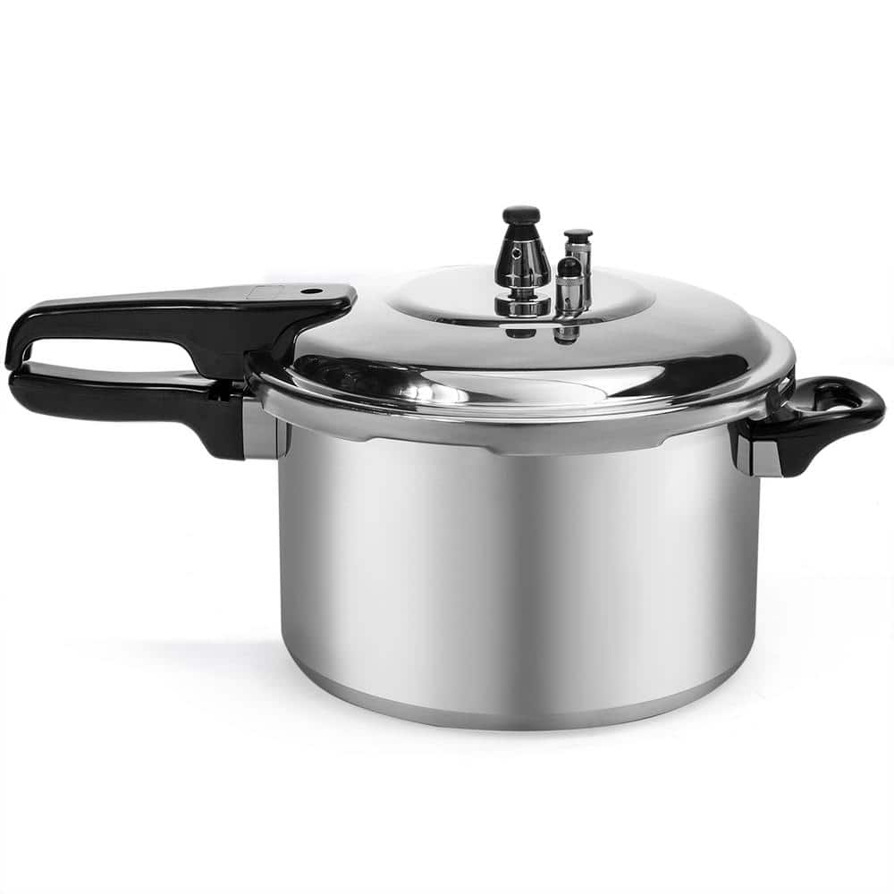 Barton 8 qt. Aluminum Stovetop Pressure Cooker Pot with Steam Release Valve 99901 H1 The Home Depot