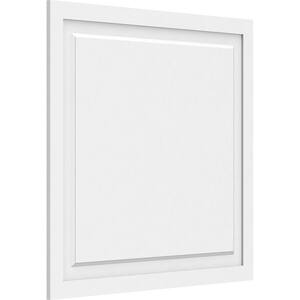 5/8 in. x 3 ft. x 2-5/6 ft. Harrison Raised Panel White PVC Decorative Wall Panel