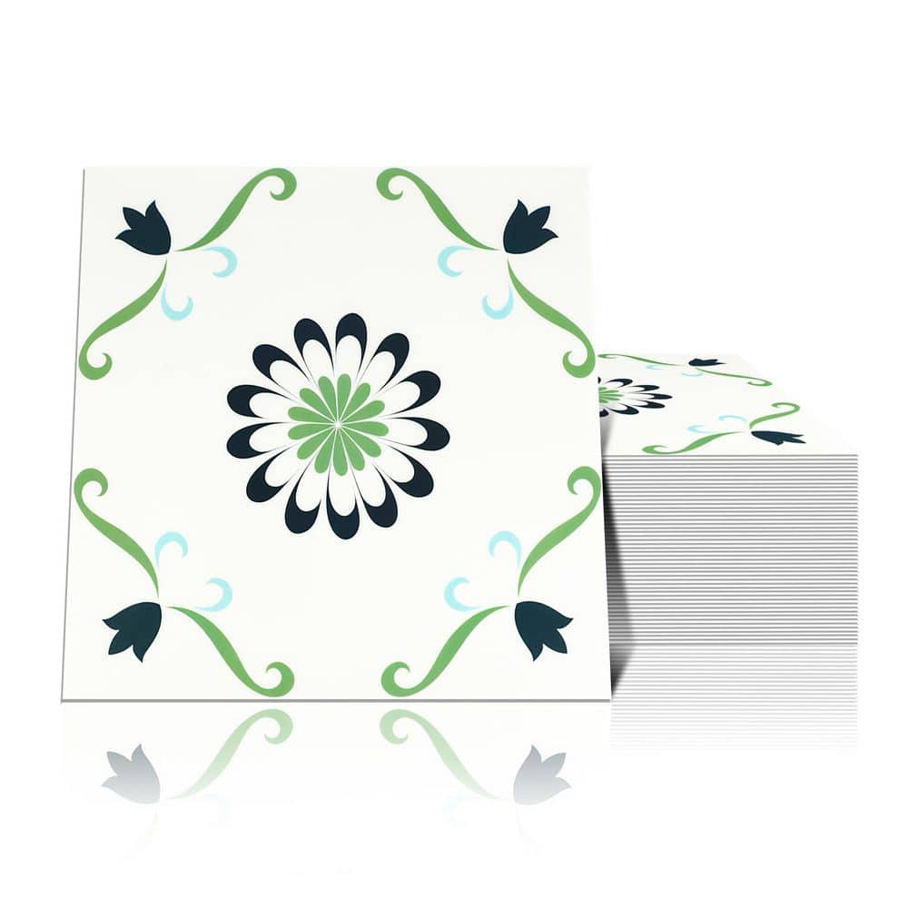 1 ft. x 1 ft. Peel and Stick Ceiling Tile with Green, 12 Piece Decorative Glue Up Ceiling Tile (12 sq. ft./Case) price history on PriceWatchPro
