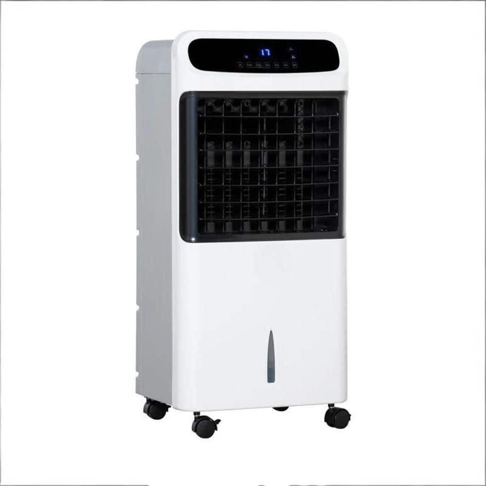 3-In-1 Ice Cooling Fan, Evaporative Air Cooler, Portable Swamp Cooler in White price history on PriceWatchPro