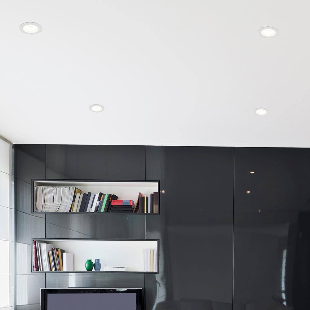 4-Inch White Aluminum LED Recessed Downlight with Junction Box