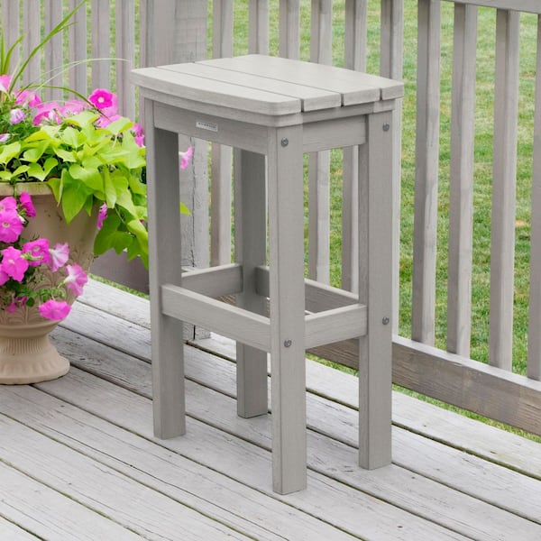 Lehigh Plastic Outdoor Bar Stool (1-Pack)