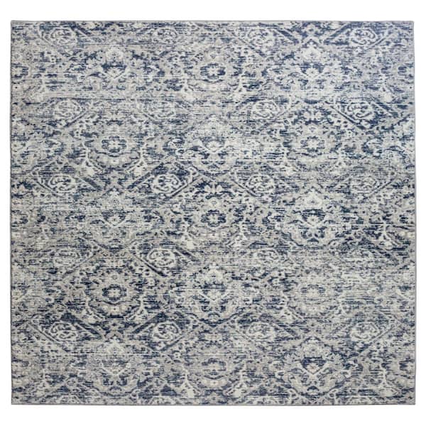 Livigno 1244 Transitional Abstract Blue 3 ft. x 5 ft. Area Rug
