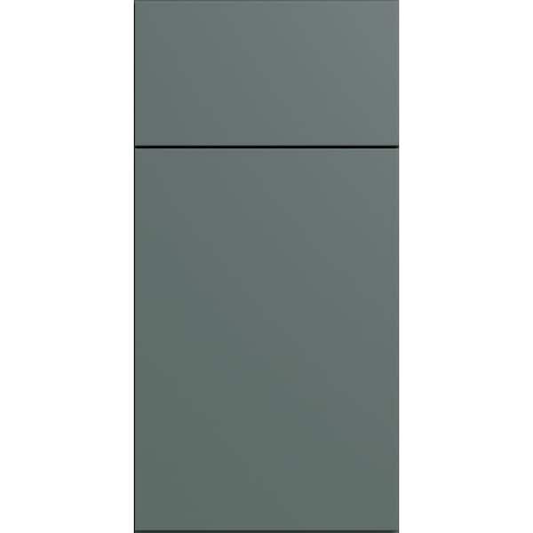 Hargrove 7.5 in. W x 0.75 in. D x 7.5 in. H in Verdant Green Cabinet Door Sample
