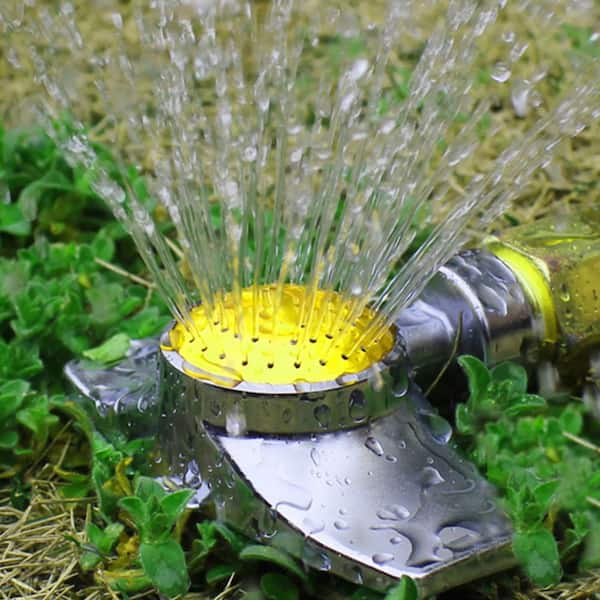 2-Pcs Circular Spot Sprinkler, 360° Small Circle Sprinkler w/Gentle Water Flow Covers Up to 30 ft. D Lawn Garden