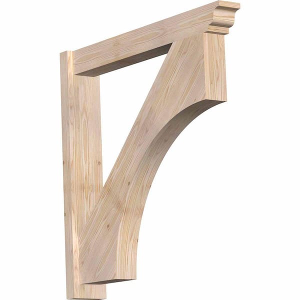 Ekena Millwork 6 in. x 36 in. x 36 in. Westlake Traditional Smooth Douglas Fir Outlooker