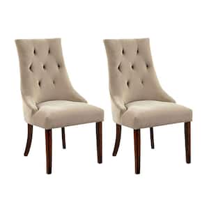 Havana Espresso and Light Brown Contemporary Style Side Chair