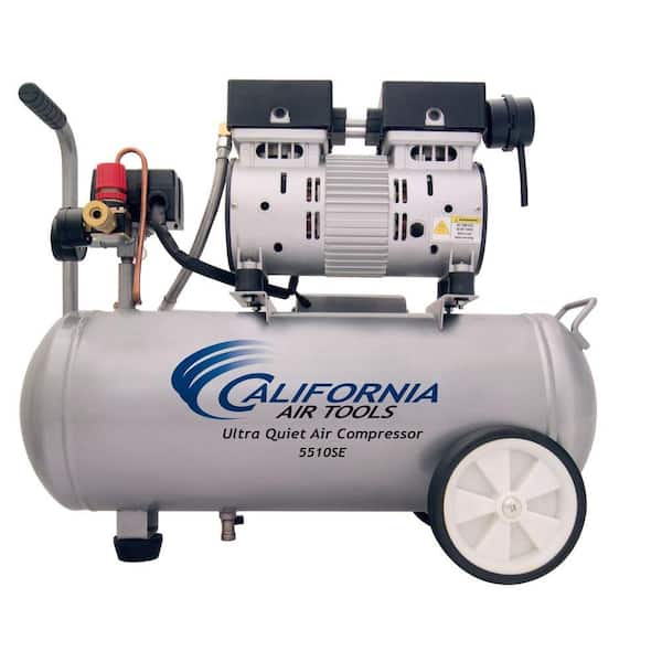 California Air Tools 5.5 Gal. 1.0 HP Ultra Quiet and Oil-Free Air Compressor