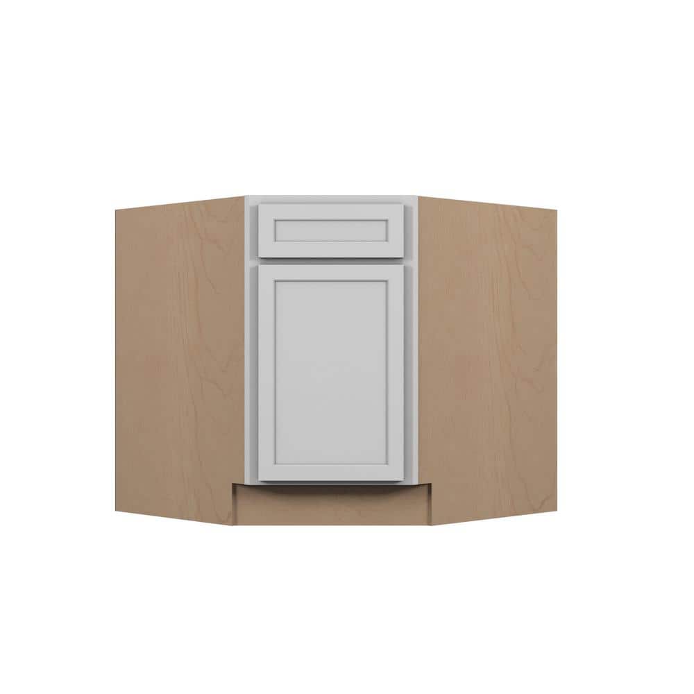 Westport Shaker 36 in. W x 34.5 in. H x 24 in. D in Painted White Plywood Un-Assembled Sink Corner Diagonal Base Cabinet price history on PriceWatchPro