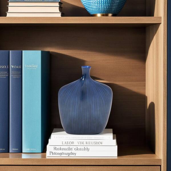 Howard Elliott - Sleek Cobalt Blue Vase - Small
