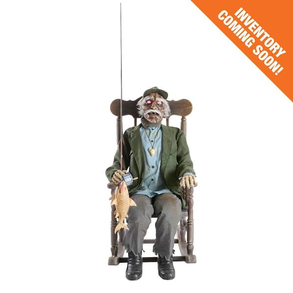 6.5 ft. Dead Water Animated LED Fisherman in Rocking Chair