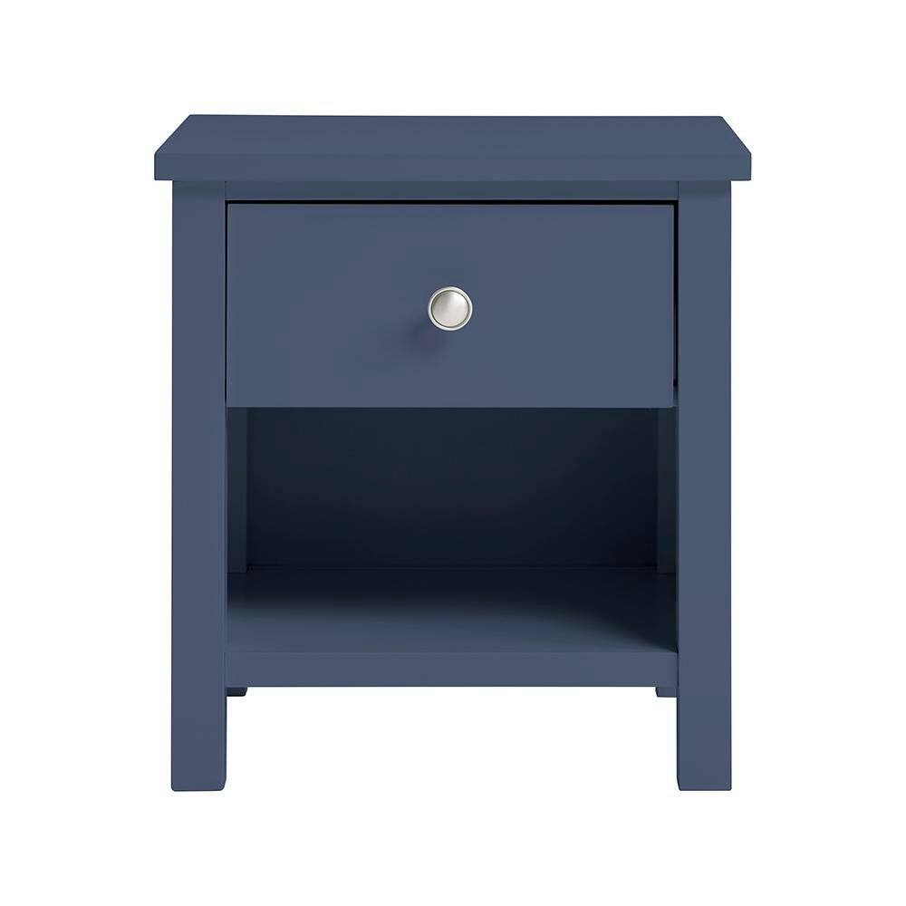 "Darden Blue Wood Frame 1 Drawer 20"" Nightstand" price history on PriceWatchPro