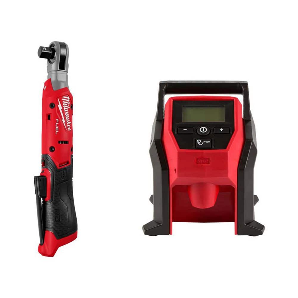 M12 12V Lithium-Ion 1/2 in. Cordless Ratchet with Portable Inflator (2-Tool) price history on PriceWatchPro
