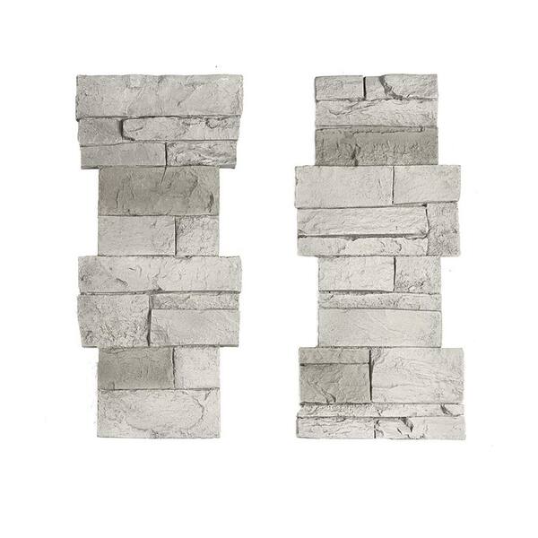 GenStone Desert Sunrise Faux Stone Siding Panel - 12x42 Inch, Lightweight Composite, DIY