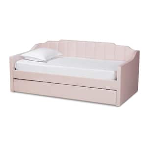 Lennon Pink Twin Size Daybed with Trundle