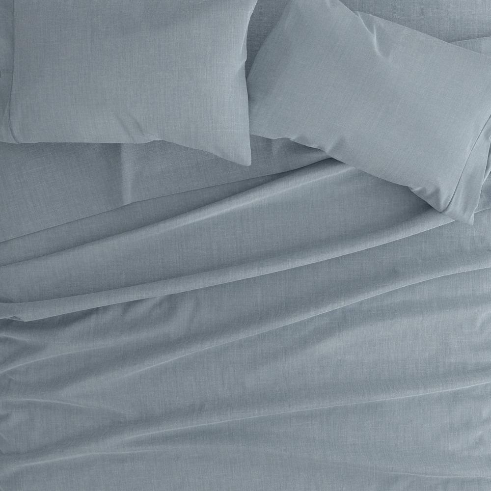 Full Natural Bamboo Linen Blend 4-Piece Sheet Set