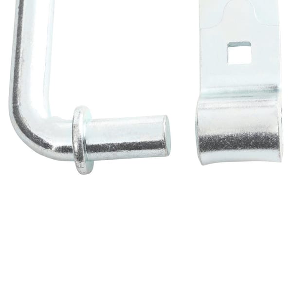 Everbilt 8 in. Zinc Plated Screw Hook and Strap Hinge 20254 - The