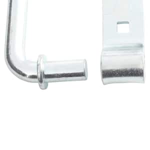 8 in. Zinc Plated Screw Hook and Strap Hinge