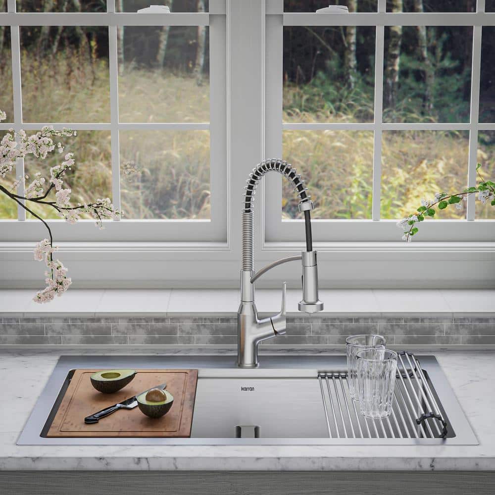 Elite 33'' Double Bowl Stainless Steel Kitchen Sink