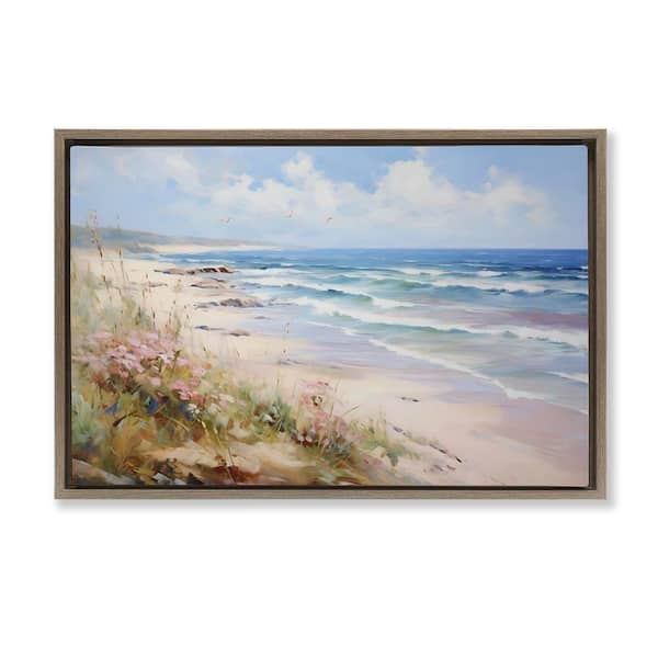 Stupell Industries Summer Coastal Waves by Franklyn Gregory Brown ...