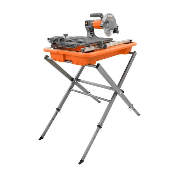 RIDGID 7 in. Tile Saw with Stand