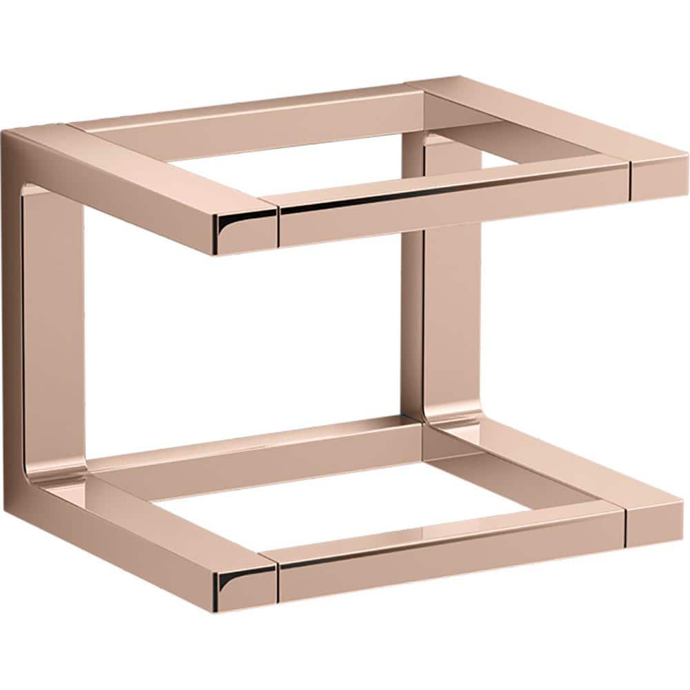 KOHLER Draft 6 in. Towel Bar Frame in Vibrant Rose Gold K27354RGD