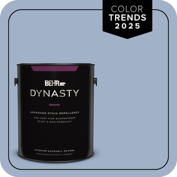 BEHR DYNASTY 1 gal. #S530-3 Aerial View One-Coat Hide Eggshell Enamel Interior Stain-Blocking Paint & Primer