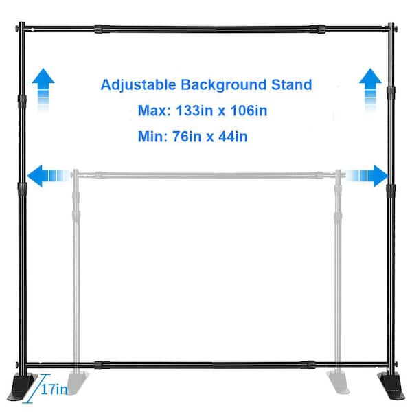 Picture Stand For Display, RRFTOK 160.02 cm Instant Picture Stand, Foldable  Portable Ground Picture Stand For Wedding Banner And Poster Display Stand