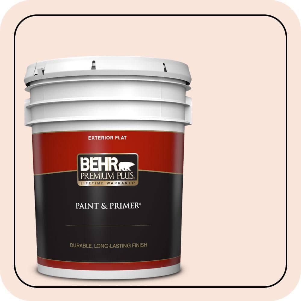 5 gal. #220C-1 White Peach Flat Exterior Paint & Primer price history on PriceWatchPro