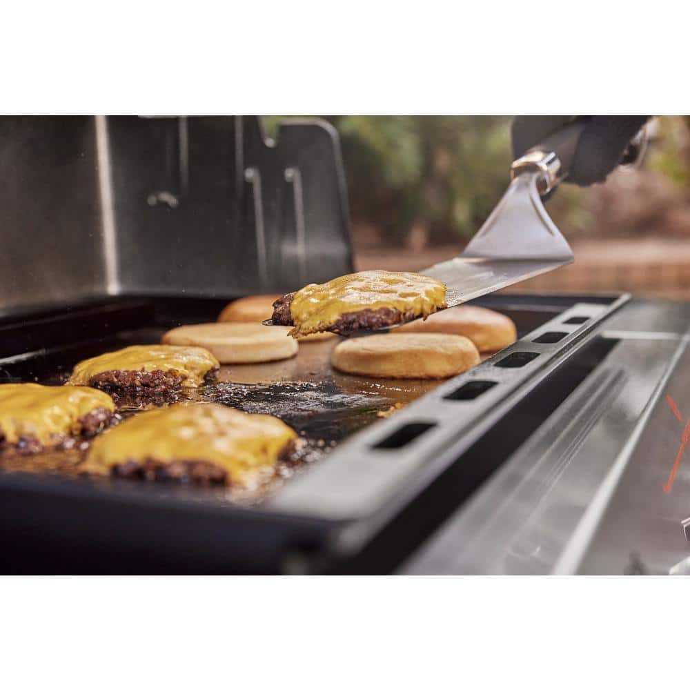 Black Carbon Steel Rust-Resistant Griddle Insert for Genesis 300 Series