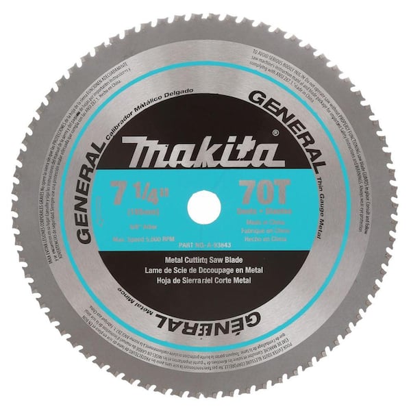 Makita 7-1/4 in. 70-Teeth Thin Gauge Metal Carbide Metal Cutting Blade