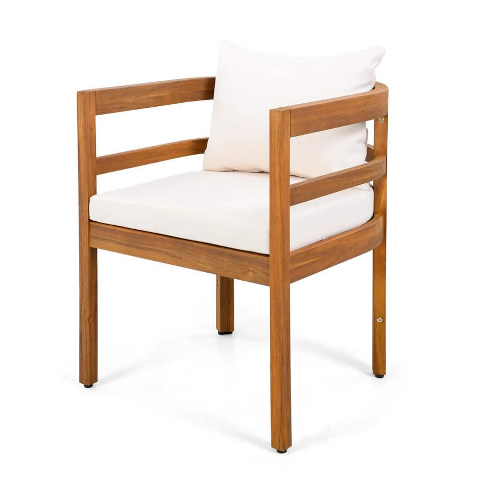 Unity Patio Acacia Wood Outdoor Lounge Chairs with Brown Finish, Teak (Set of 4)