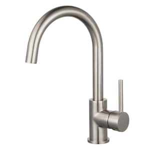 Concord Single Hole Single-Handle Vessel Bathroom Faucet in Brushed Nickel