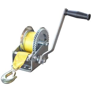 VOWAGH 1500 lb Manual Trailer Winch with Hook & 20' X2 Strap Hand Crank  Boat Pull Tow, Winches -  Canada