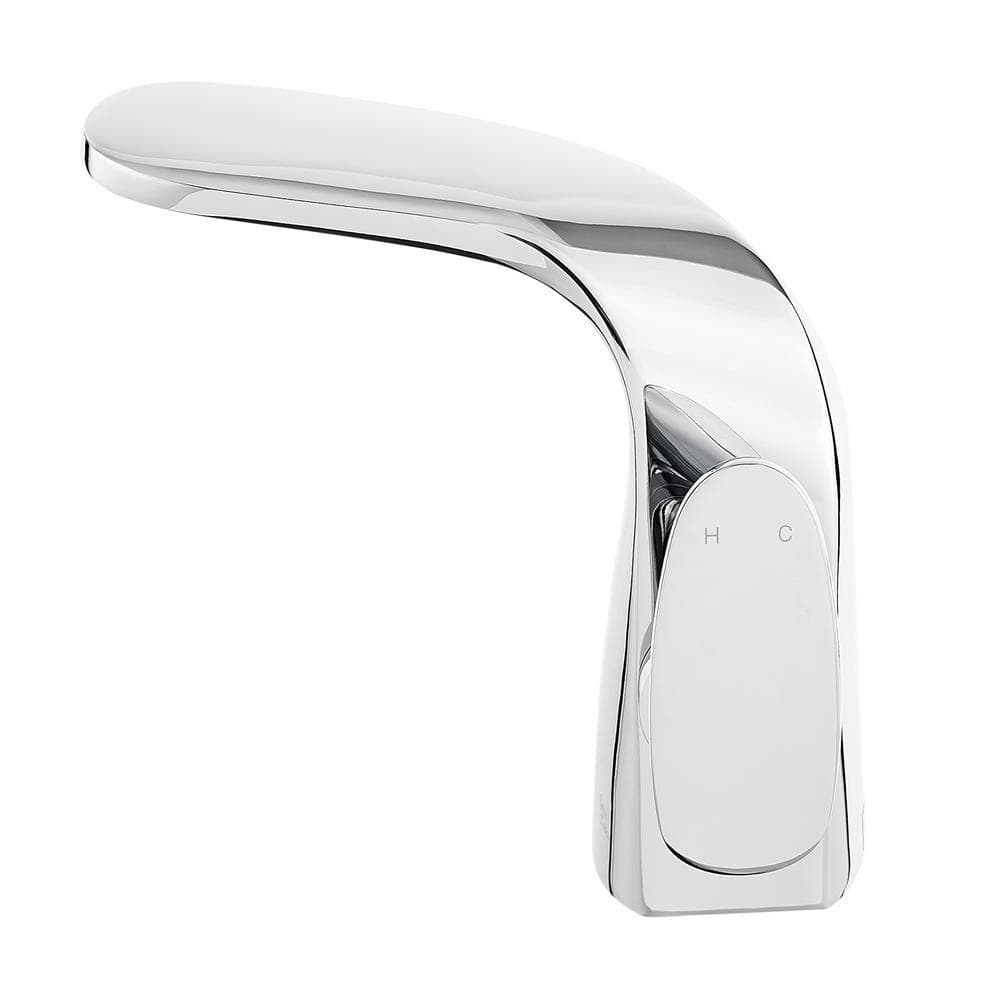 Château Chrome Single Hole Single-Handle Bathroom Faucet