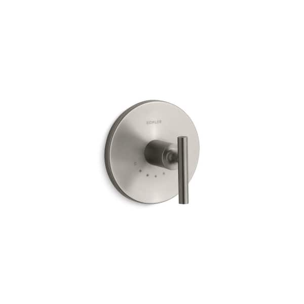 Purist 1-Handle Thermostatic Valve Trim Kit in Vibrant Brushed Nickel (Valve Not Included)