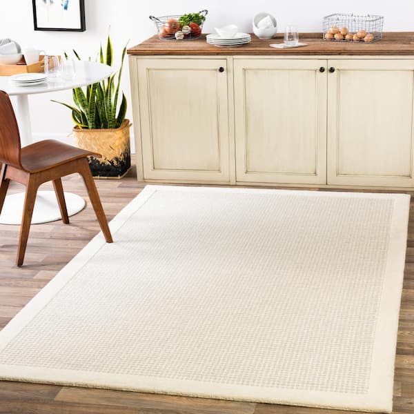 Muriel Handmade Ivory Area Rug Rug Size: Rectangle 11' x 15