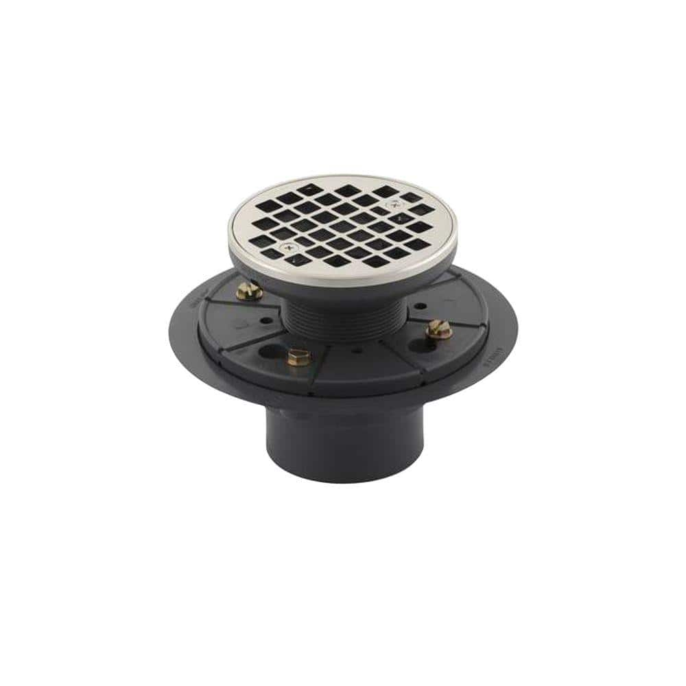 KOHLER Round Tile-In Shower Drain, Vibrant Polished Nickel K-9135-SN ...