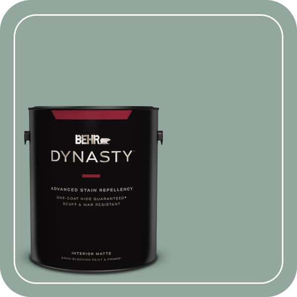 BEHR DYNASTY 1 gal. #PPU12-05 Lotus Leaf One-Coat Hide Matte Interior Stain-Blocking Paint & Primer