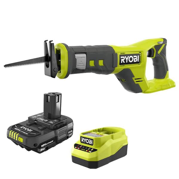 ONE+ 18V Cordless Reciprocating Saw with 2.0 Ah Battery and Charger Kit