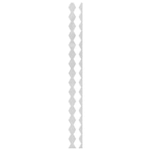 Sheyenne 0.125 in. T x 0.2 ft. W x 4 ft. L White Acrylic Resin Decorative Wall Paneling 28-Pack