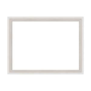 Mirror Makeover Trio Whitewash Silver 41.25 in. W x 31.25 in. H Bathroom Mirror Frame Border Kit-Fits a 40 x 30 mirror