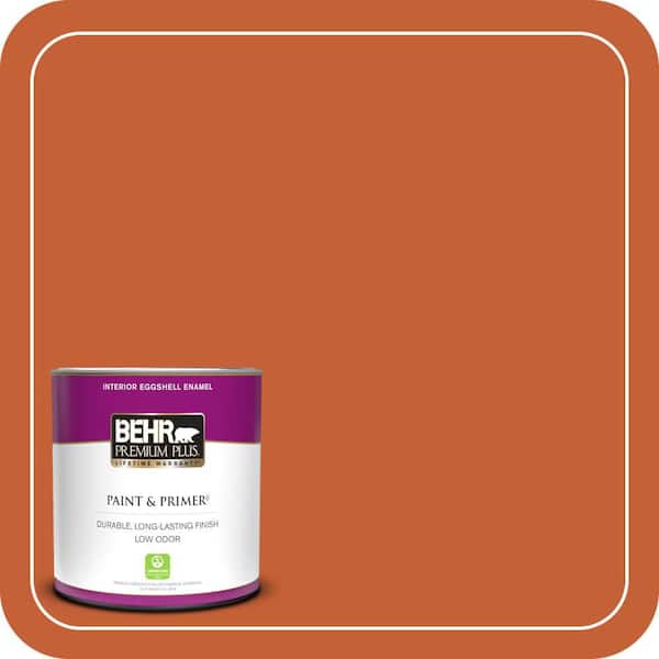 BEHR PREMIUM PLUS 1 qt. #T18-02 Civara Eggshell Enamel Low Odor Interior Paint & Primer
