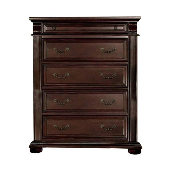 William's Home Furnishing Esperia Brown Cherry Chest CM7711C - The Home ...