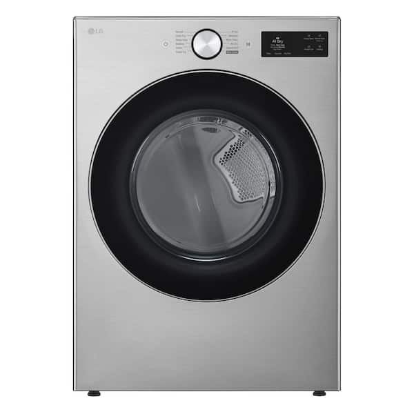 7.4 cu. ft. Vented Ultra Large Capacity Smart Front Load Gas Dryer with AI Sensor Dry & TurboSteam in Graphite Steel