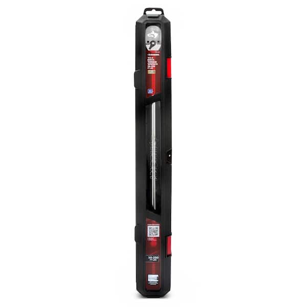 Husky 50 ft. lbs. to 250 ft. lbs. 1 2 in. Drive Torque Wrench H2DTWA 03 The Home Depot
