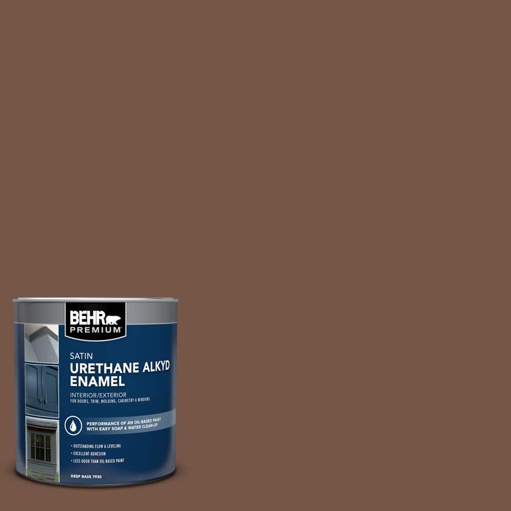 1 qt. #SC-129 Chocolate Satin Enamel Urethane Alkyd Interior/Exterior Paint price history on PriceWatchPro