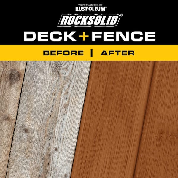 1 gal. Cedar Deck and Fence Exterior Wood Stain (Case of 2)
