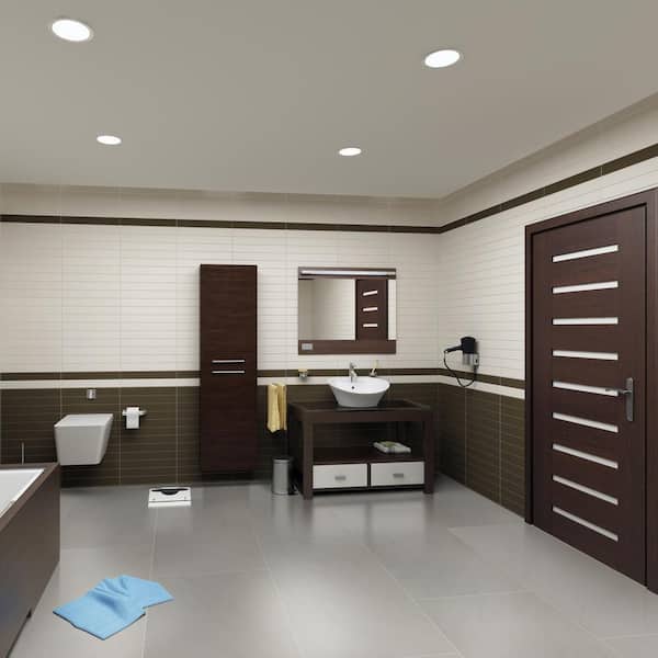 Take Home Tile Sample - Aria Ice 4 in. x 4 in. Polished Porcelain Floor and Wall Tile