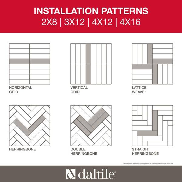 Daltile LuxeCraft Harmonia 4-1/4 in. x 12-7/8 in. Glazed Ceramic